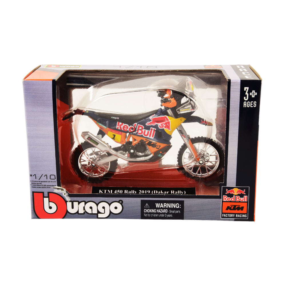 51070 BURAGO MODLE BIKE RED BULL BASIC