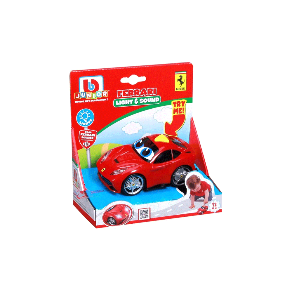 81000 BJ FERRARI CAR W-TRIANGLE BUTTON