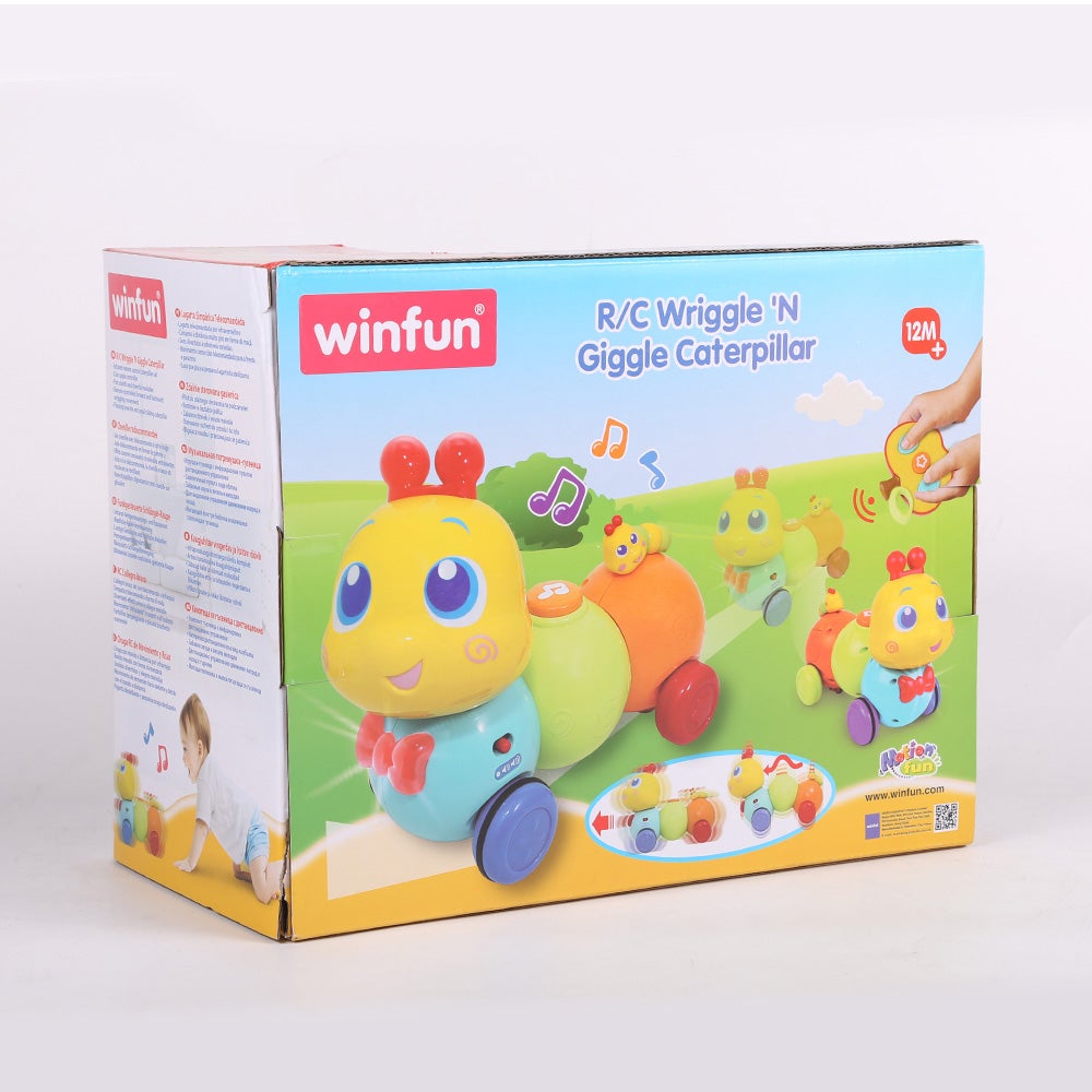 1140 WIN FUN RC WRIGGLE N GIGGLE CATERPILLAR