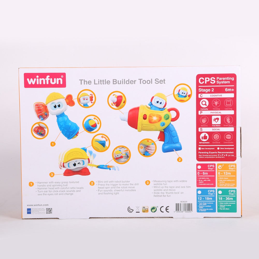 3029 WINFUN THE LITTLE BUILDER TOOL SET