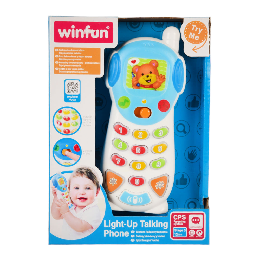 0619 WINFUN LIGHT UP TALKING PHONE