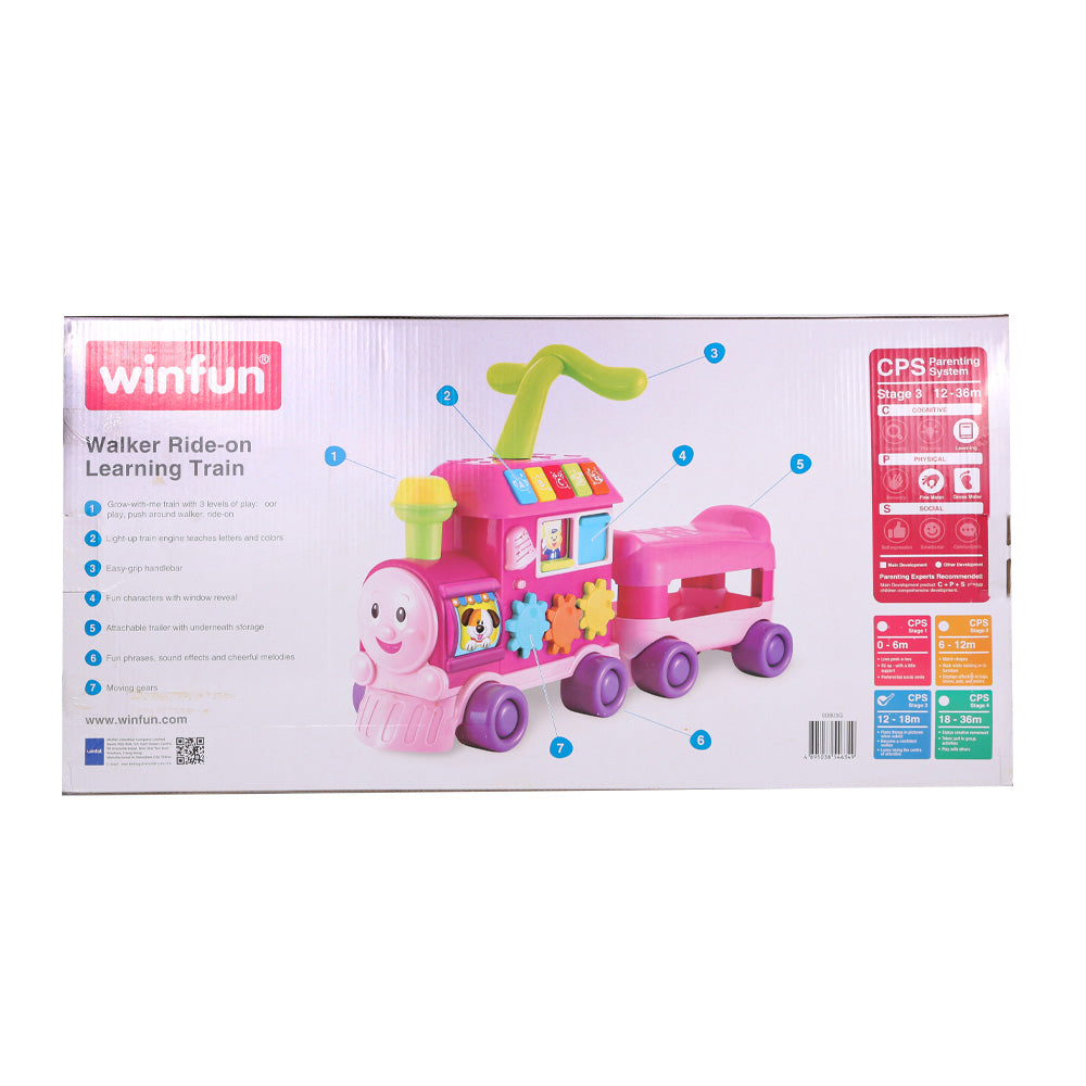0803G WINFUN WALKER RIDE-ON LEARNING TRAIN