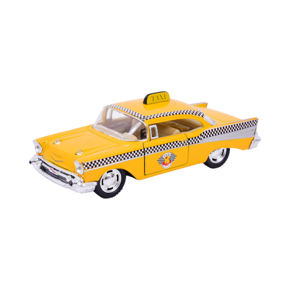 KT5360D KINSMART 1957 CHEVROLET BEL AIR TAXI DINKEY A.I