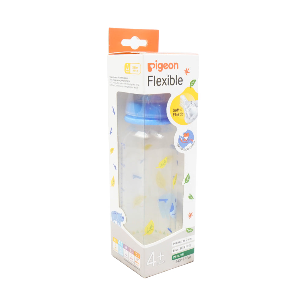 PIGEON BABY FEEDING BOTTLE FLEXIBLE 4M+240 ML 79408