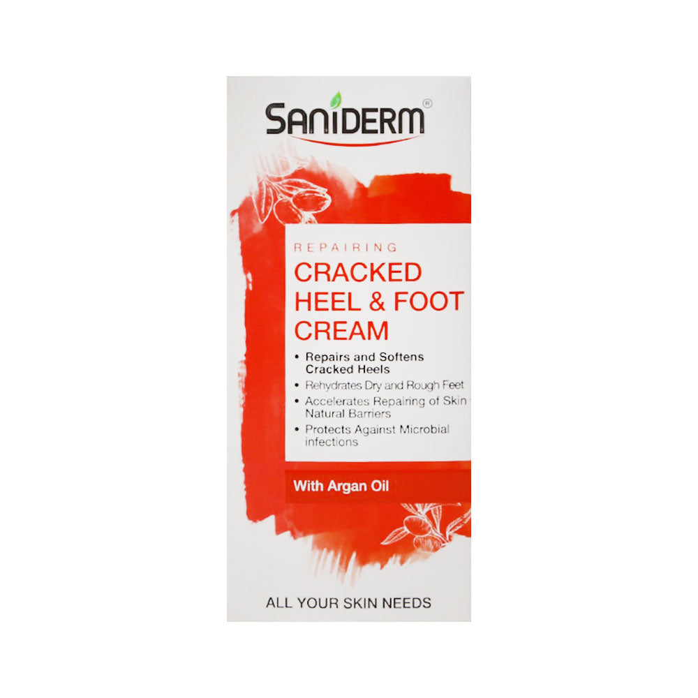 SANIDERM CRACKED HEEL & FOOT CREAM 50 GM
