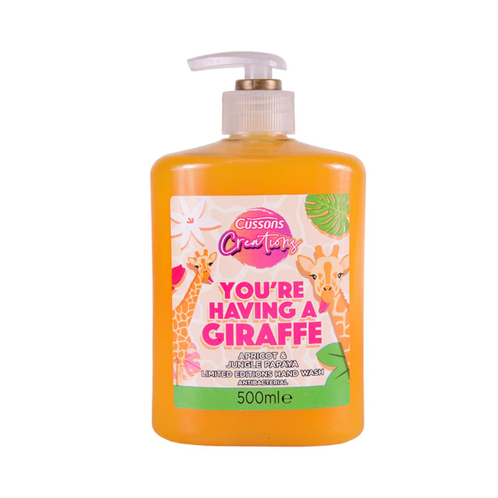 CUSSONS CREATIONS HAND WASH APRICOT & JUNGLE PAPAYA 500 ML