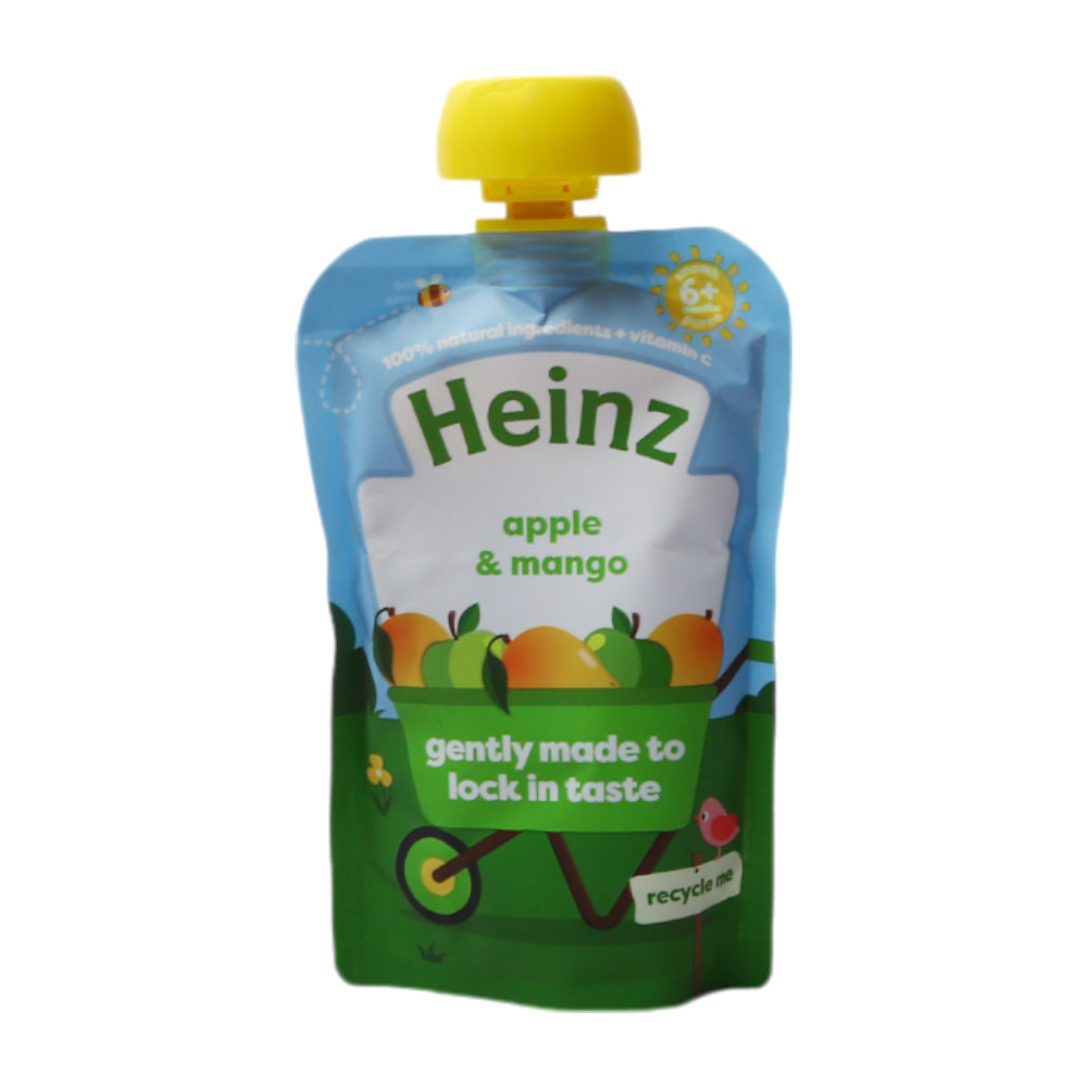 HEINZ BABY FOOD APPLE MANGO PUREE 100 GM BASIC