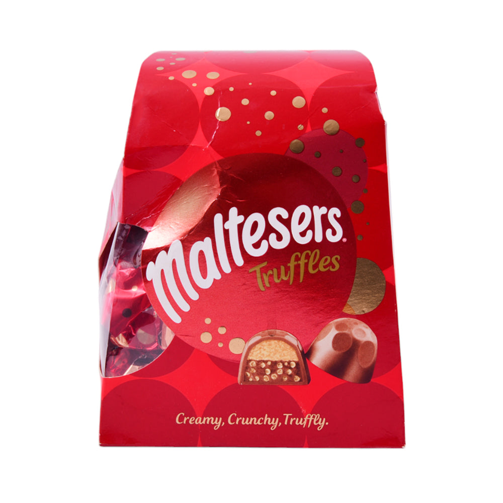 MALTESERS CHOCOLATE TRUFFLES CREAMY AND CRUNCHY BOX 200 GM