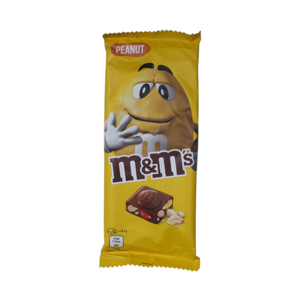 M&M CHOCOLATE BAR PEANUT 165 GM