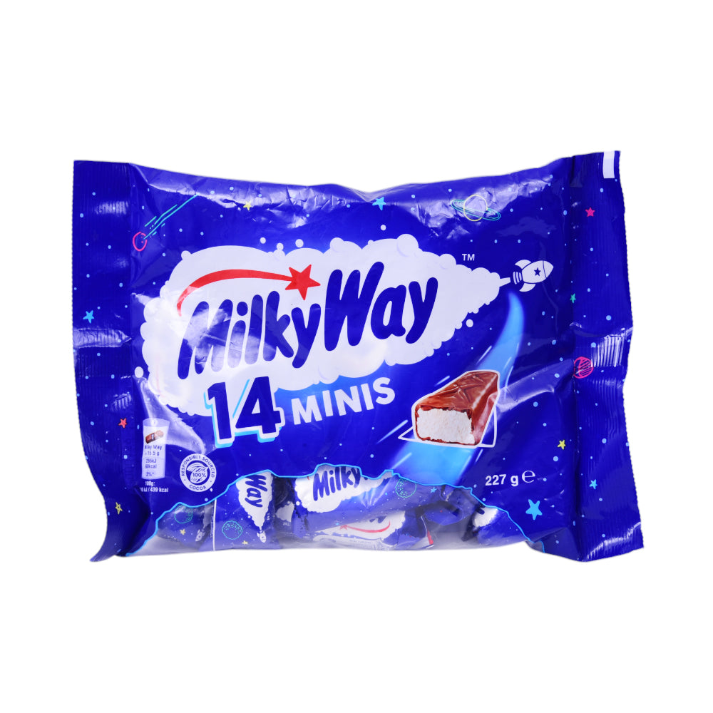 MILKY WAY CHOCOLATE 14 MINIS 227 GM