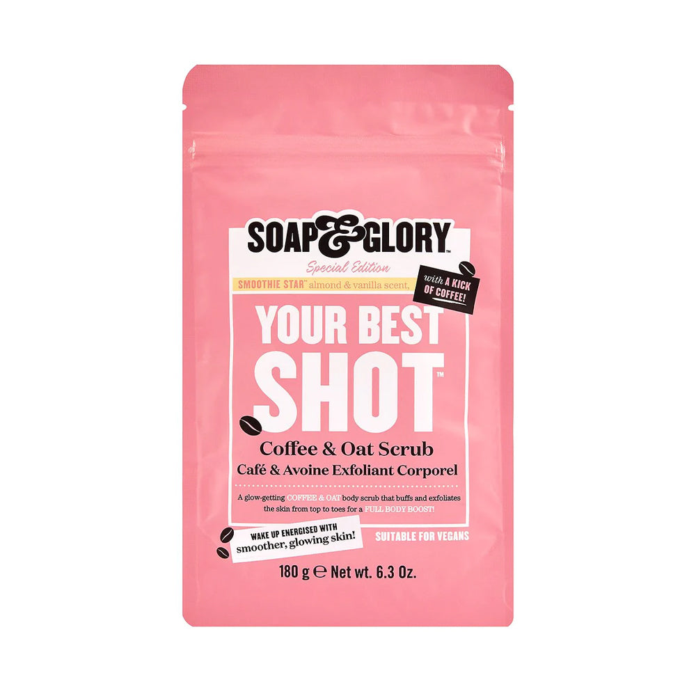 SOAP & GLORY YOUR BEST SHOT COFFEE & OAT SCRUB 180G