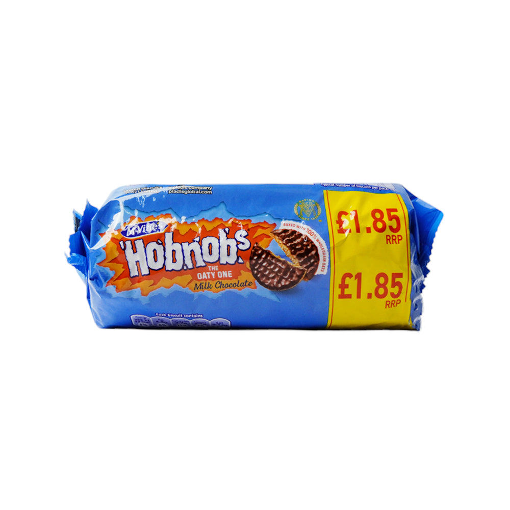MCVITIES BISCUIT HOBNOBS MILK CHOCOLATE OATY ONE 262 GM