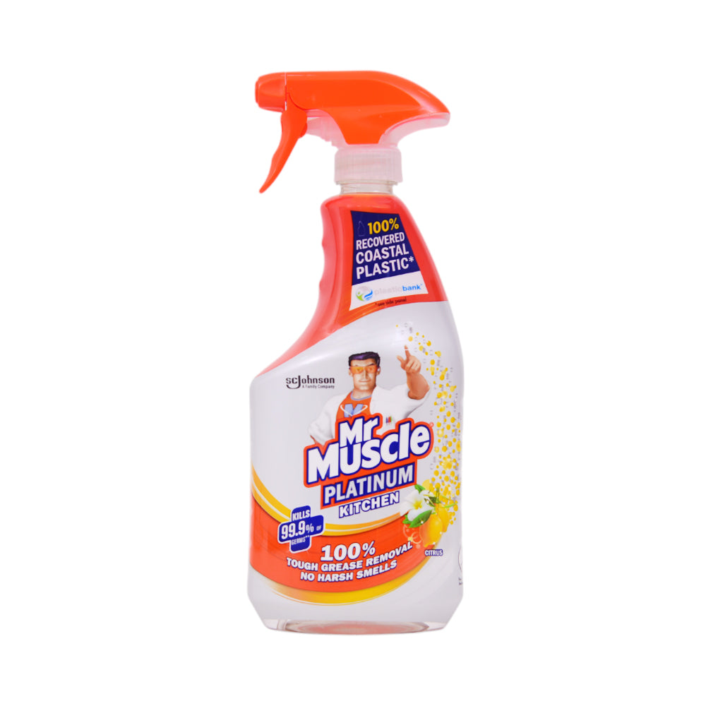 MR MUSCLE CLEANER PLATINUM KITCHEN CITRUS 750 ML