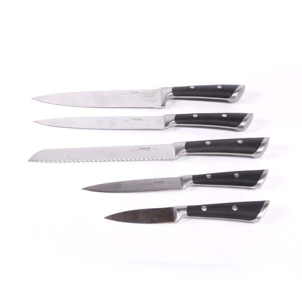 KNIFE BLOCK PRESTIGE PR51375 5PC SET
