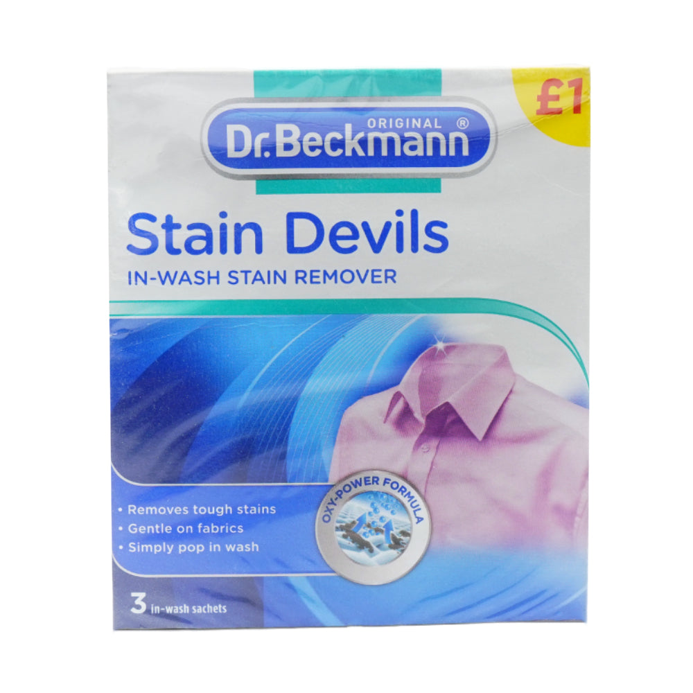 DR BECKMANN FABRIC STAIN REMOVER OXI 3 x 40 GM