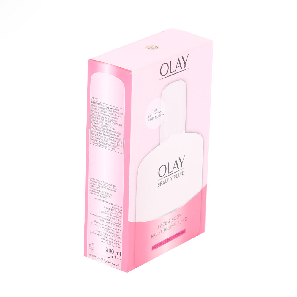 OLAY BEAUTY FLUID MOISTURISER DAY FLUID 200 ML