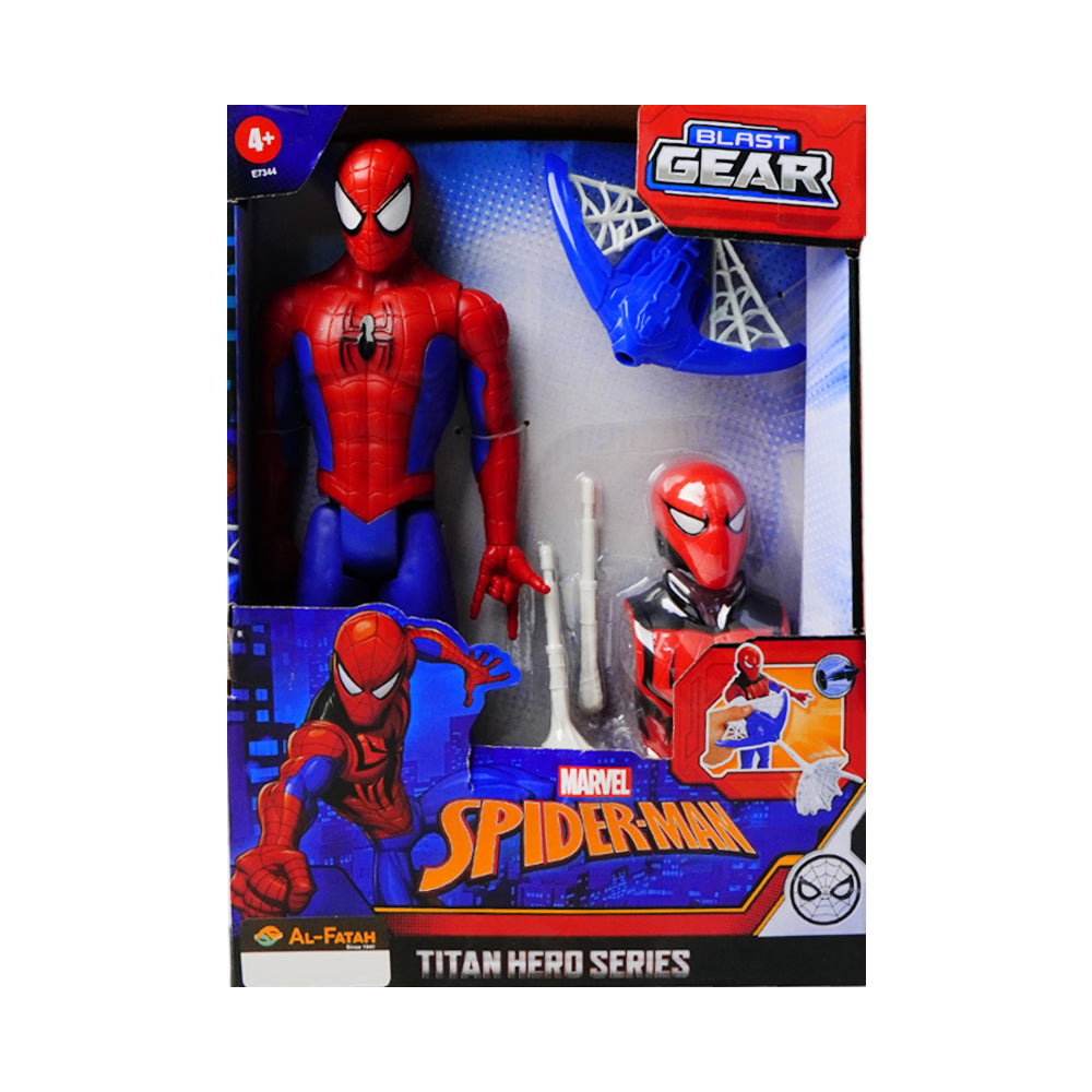 E7344 SPIDER MAN FIGURE W ACC (4+ YEAR) H.B