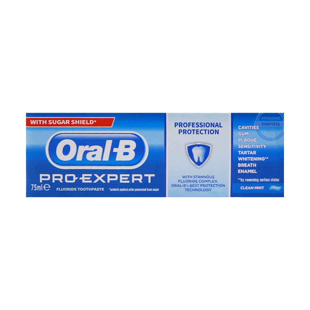 ORAL-B TOOTH PASTE CLEAN MINT SUGAR SHIELD 75 ML
