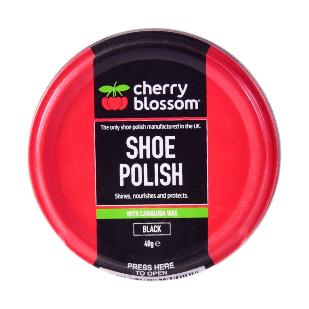 CHERRY BLOSSOM SHOE POLISH BLACK 40 GM