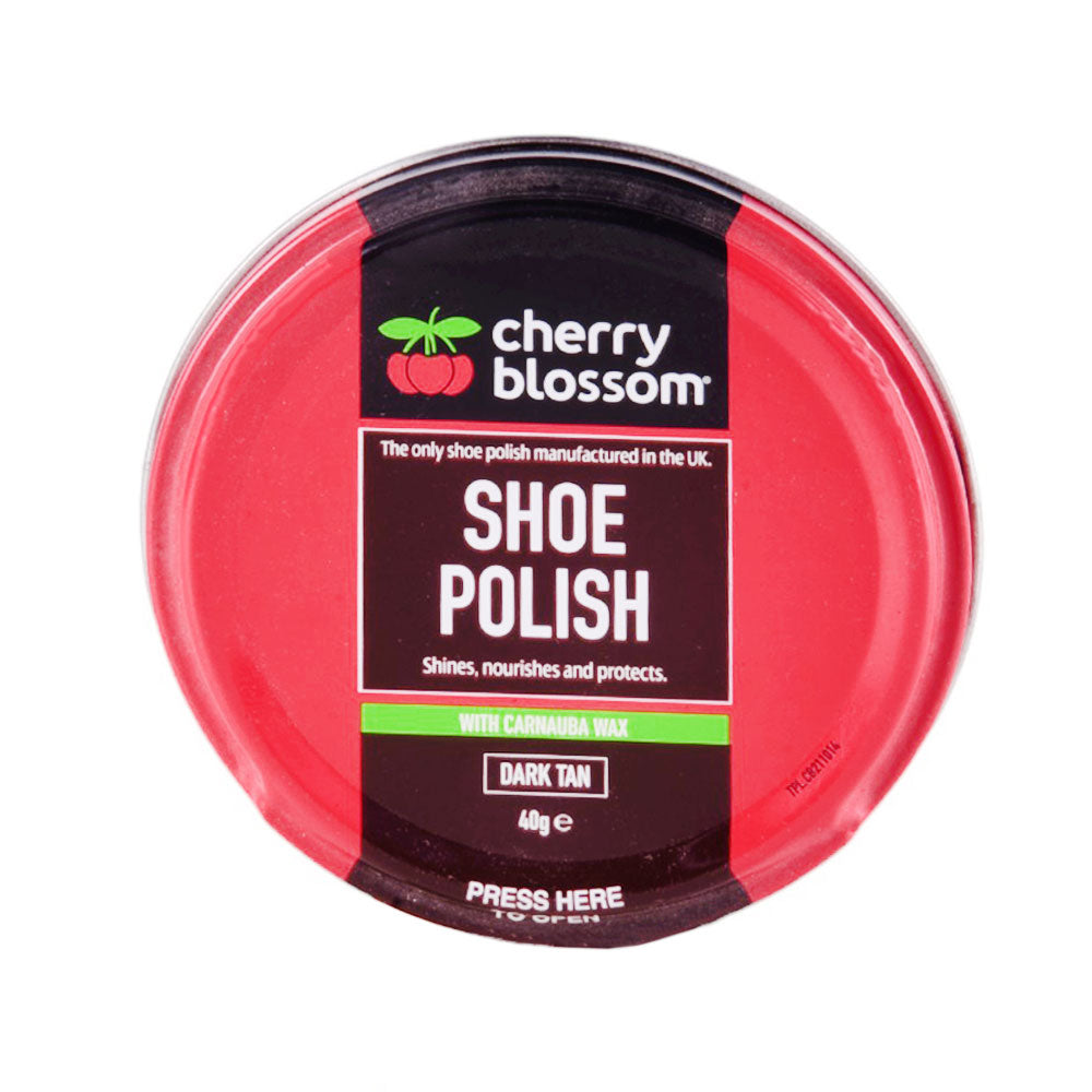 CHERRY BLOSSOM SHOE POLISH DARK TAN 40 GM