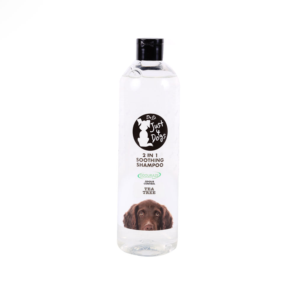 JUST 4 DOG SHAMPOO SOOTHING TEA TREE 2IN1 500 ML