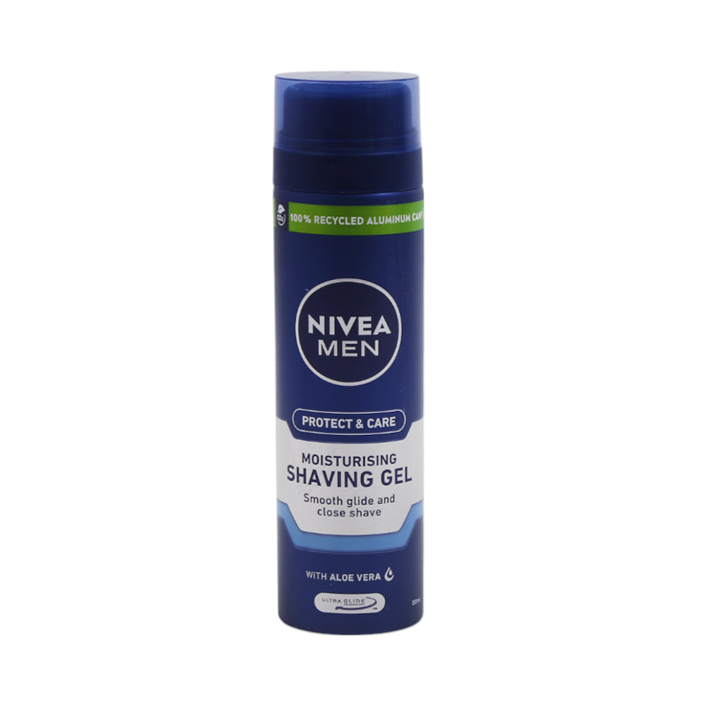 NIVEA MEN SHAVING GEL MOISTURISING WITH ALOE VERA 200 ML