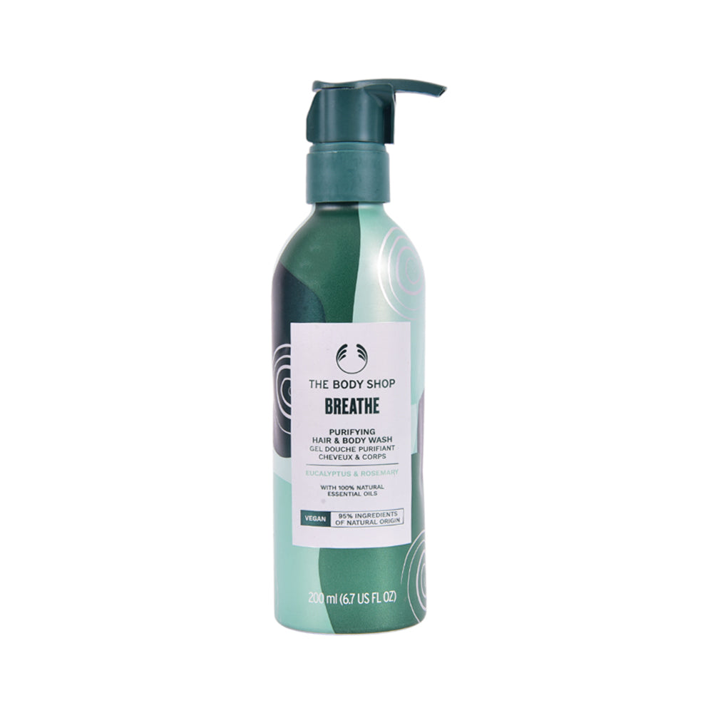 THE BODY SHOP BREATH HAIR & BODYWASH NEW 250ML