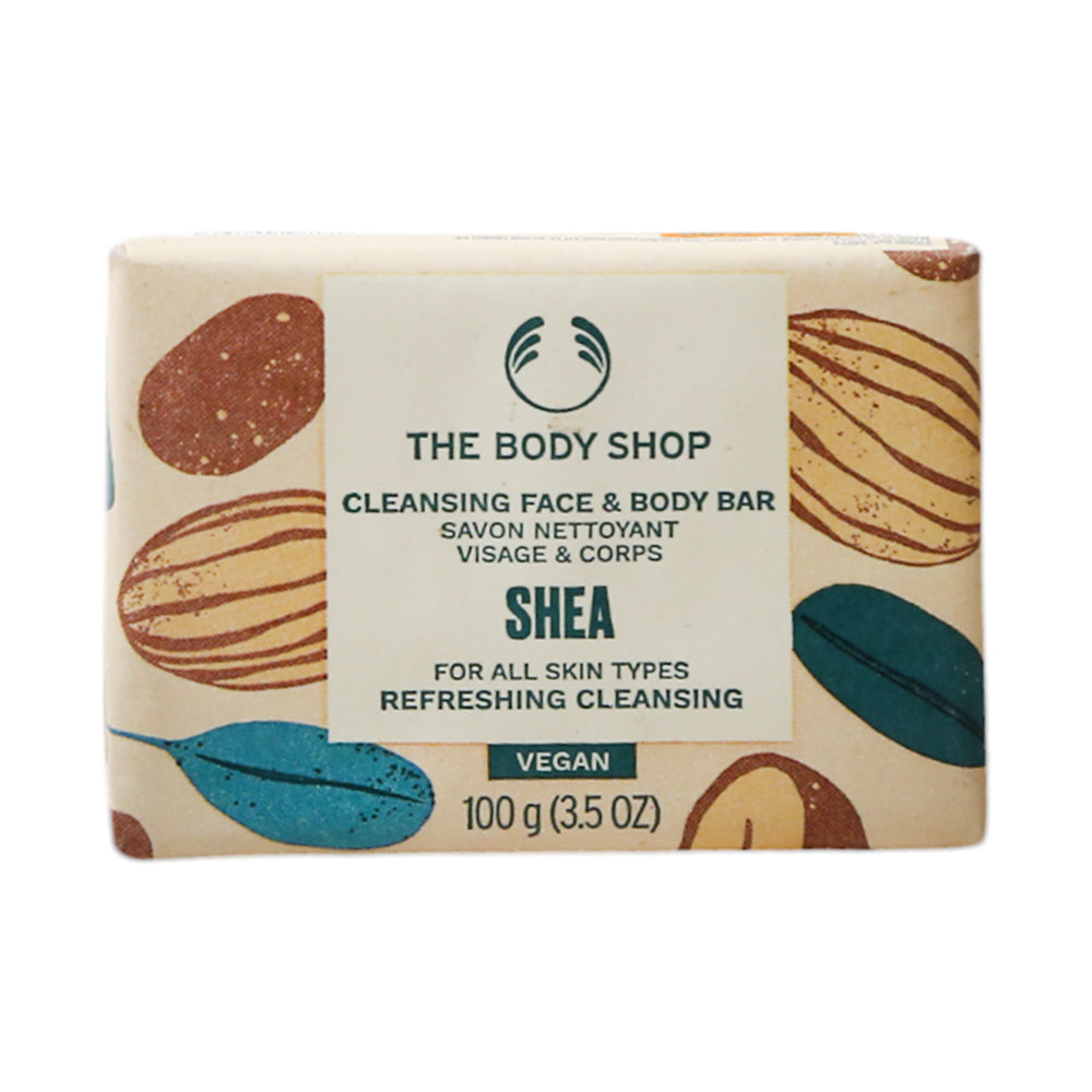 BODY SHOP CLEANSING FACE AND BODY BAR SHEA 100G