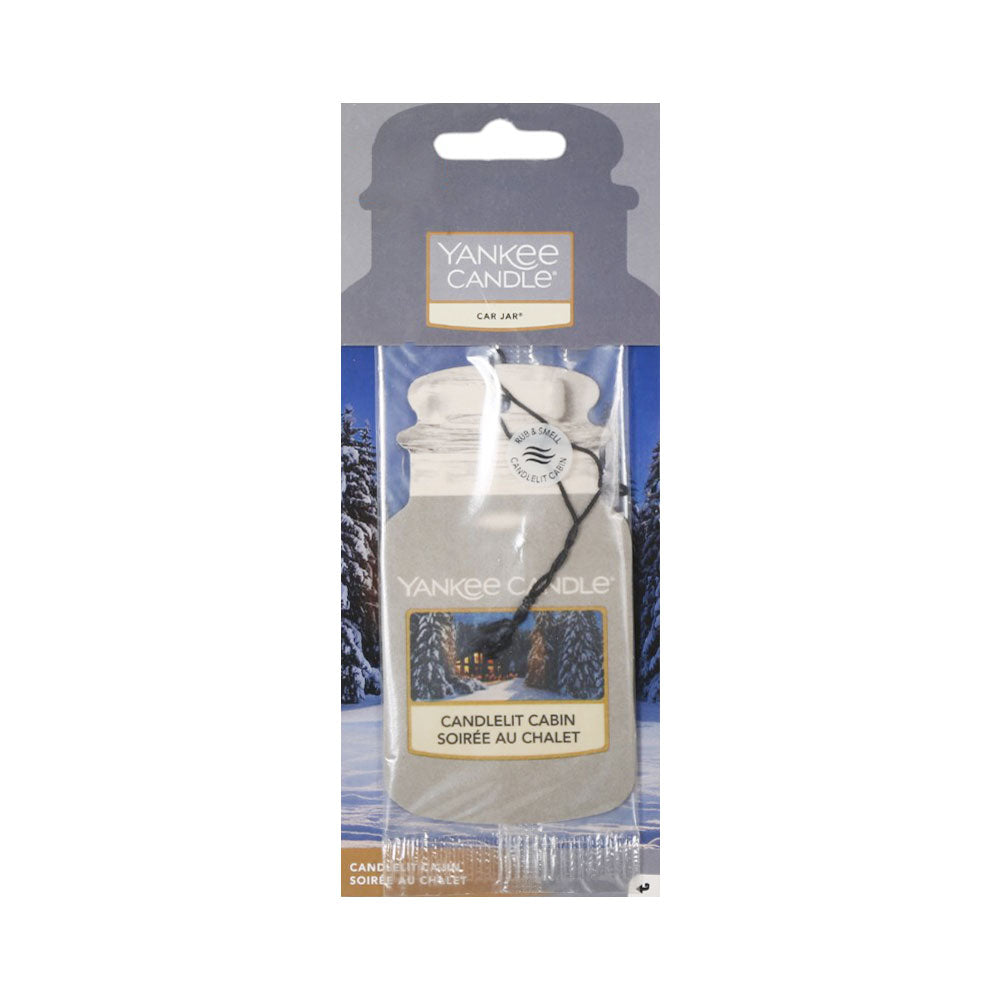 YANKEE CANDLE AIR FRESHNER CAR CANDLELIT CABIN JAR