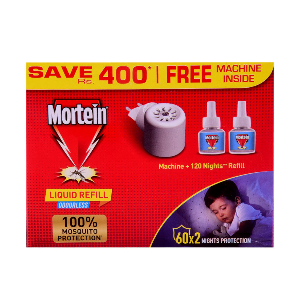 MORTEIN LED MACHINE + 2 REFIL ORDOURLESS PROMO PACK