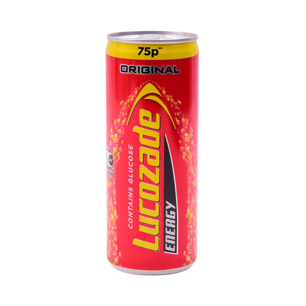 LUCOZADE ENERGY DRINK ORIGINAL CAN 250 ML