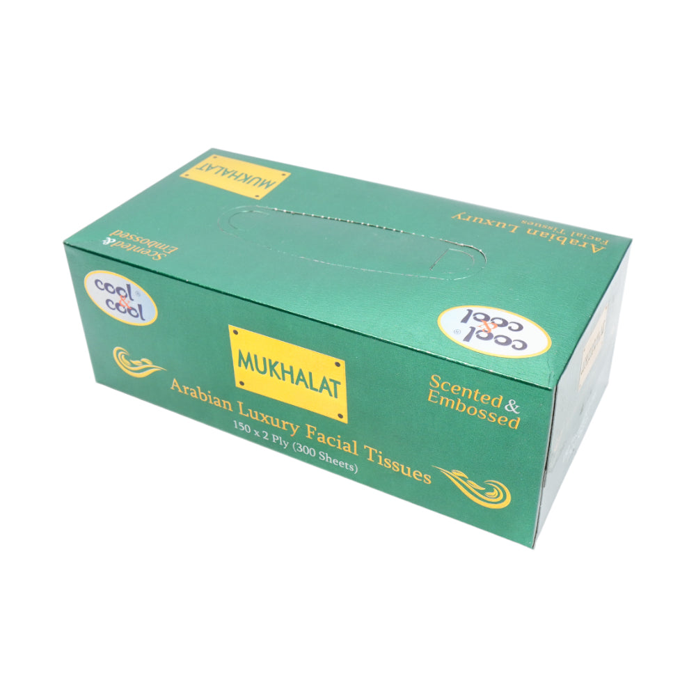 COOL & COOL ARABIAN LUXURY FACIAL TISSUES MUKHALAT 300S X 2P