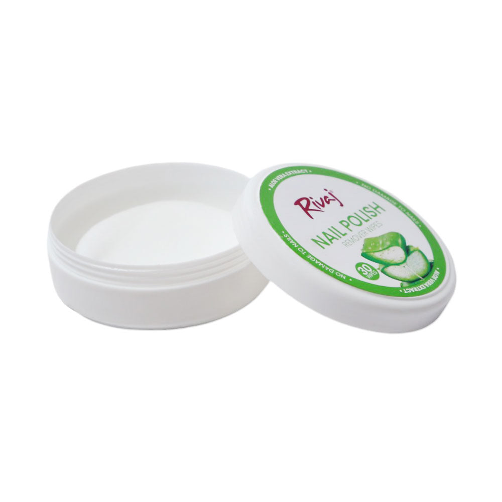 RIVAJ ALOE VERA NAIL POLISH REMOVER WIPES