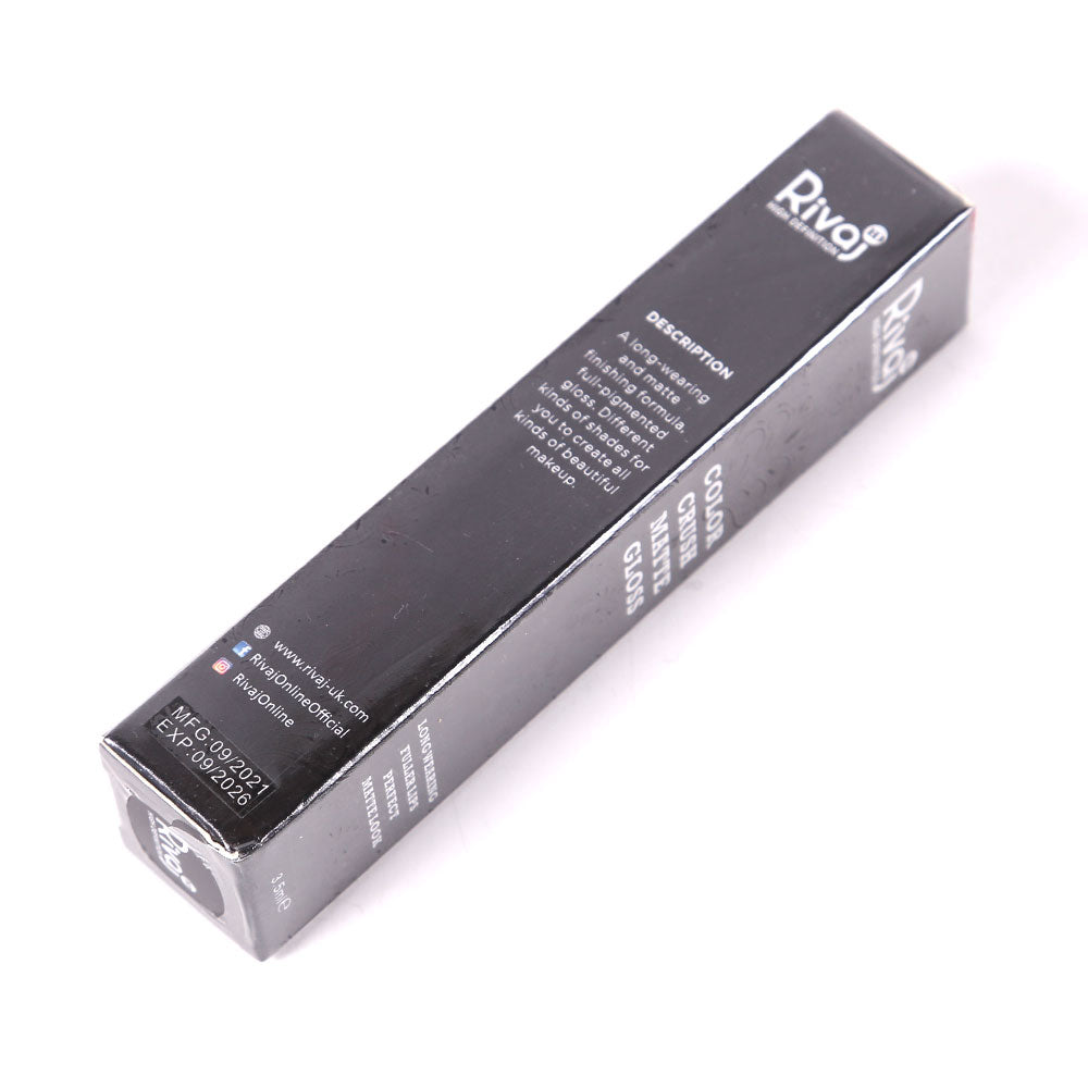 RIVAJ HD COLOR CRUSH MATT LIPGLOSS NO.3