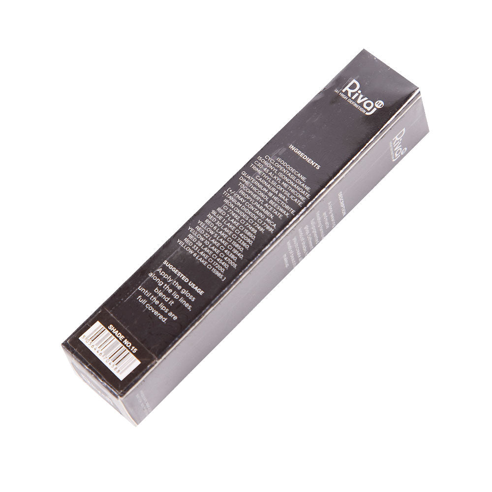 RIVAJ HD COLOR CRUSH MATT LIPGLOSS NO.15