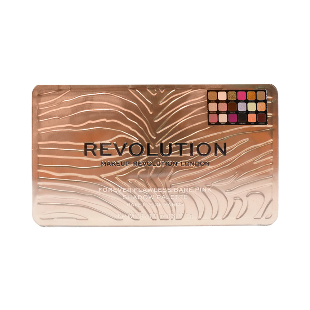REVOLUTION FOREVER FLAWLESS BARE PINK SHADOW PALETTE 1.1G