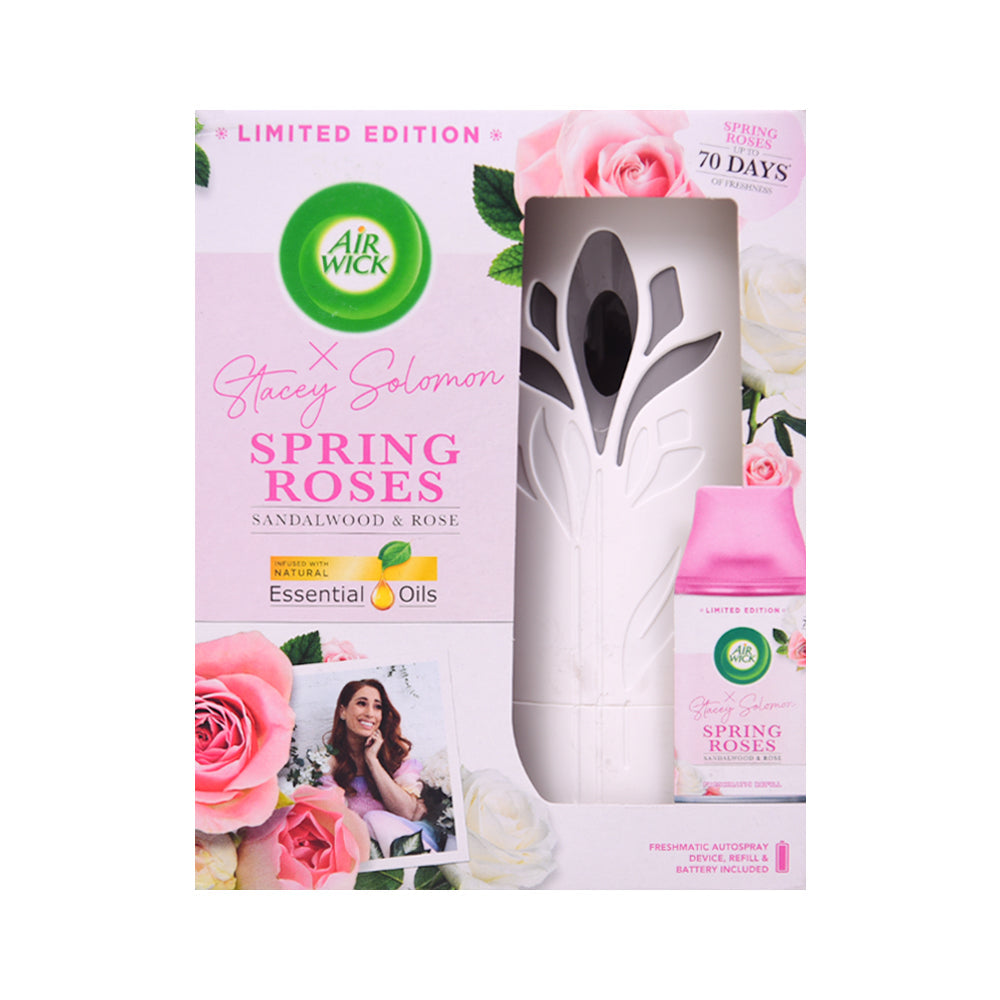 AIR WICK AIR FRESHNER WITH MACHINE SPRING ROSES 250 ML