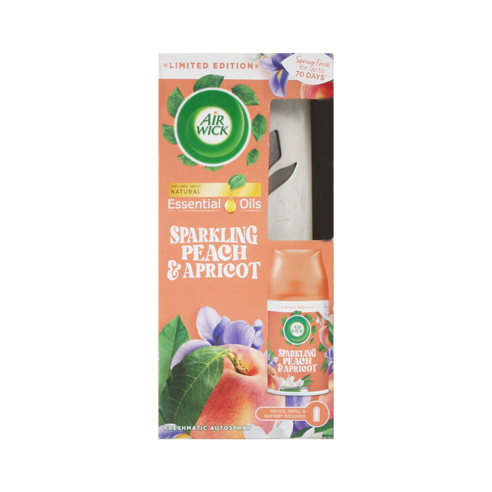 AIR WICK AIR FRESHNER WITH MACHINE PEACH WITH APRICOT 250 ML