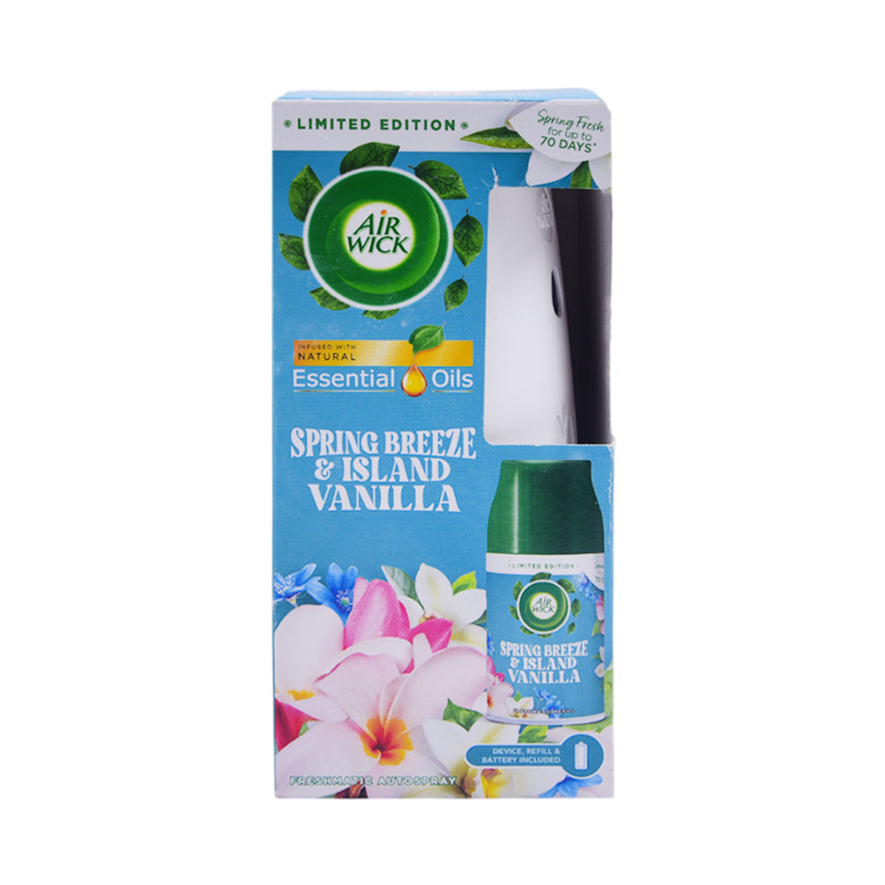 AIR WICK AIR FRESHNER WITH MACHINE S BREEZE ISLAND VANILLA 2