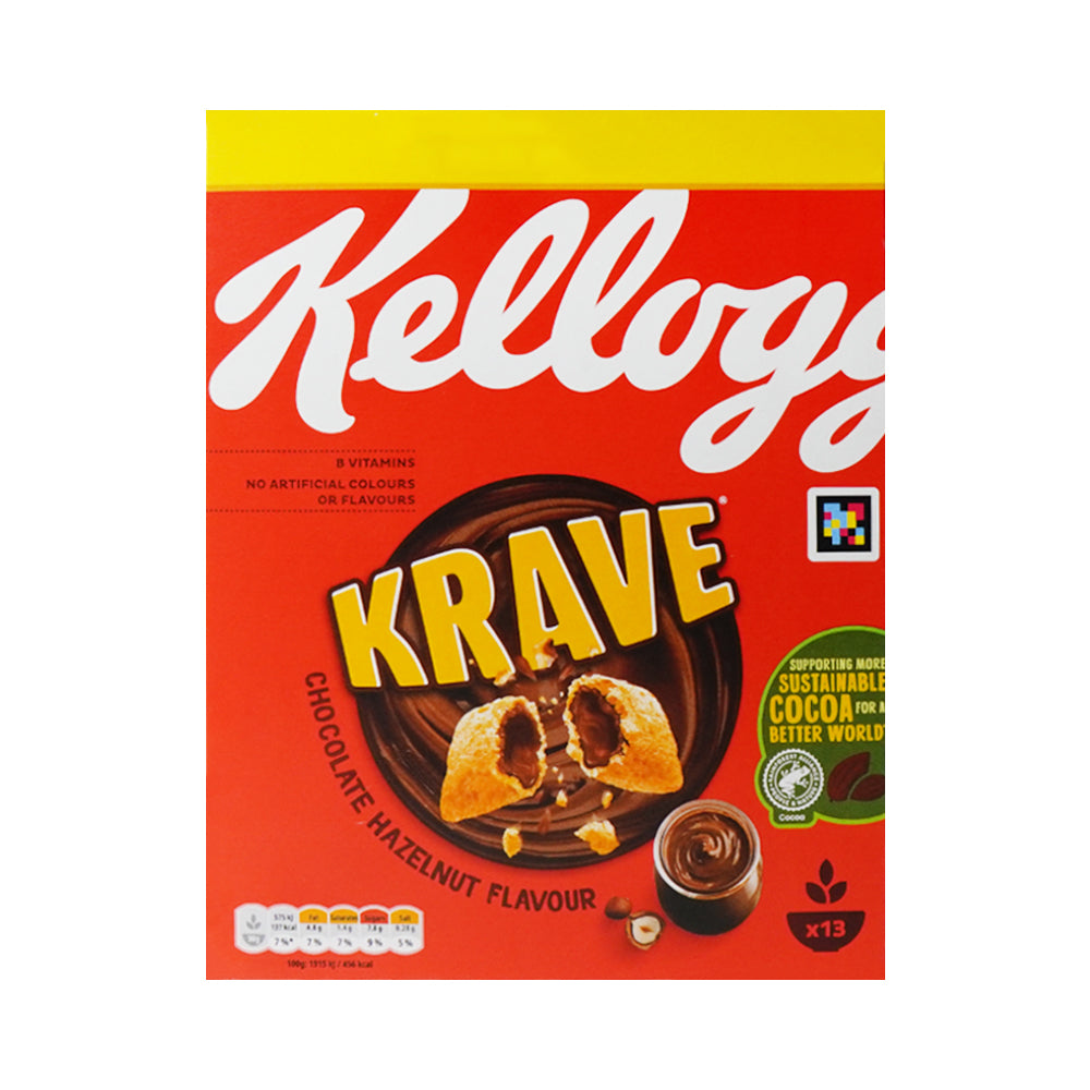 KELLOGGS CEREAL KRAVE CHOCOLATE HAZELNUT 410 GM