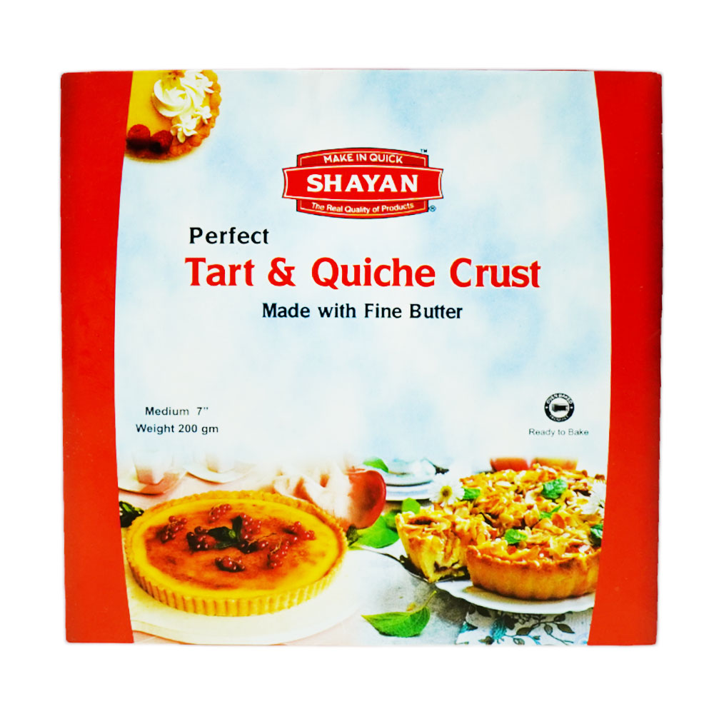 SHAYAN PERFECT TART & QUICHE CRUST WITH FINE BUTTER 200 GM