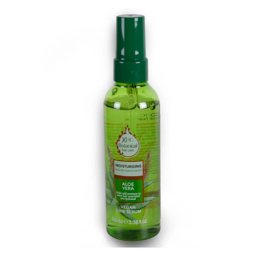 XHC BOTANICAL MOISTURISING ALOE VERA VEGAN HAIR SERUM 100ML
