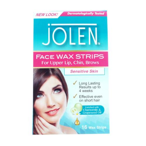 JOLEN FACE WAX STRIP SENSITIVE SKIN 16PC
