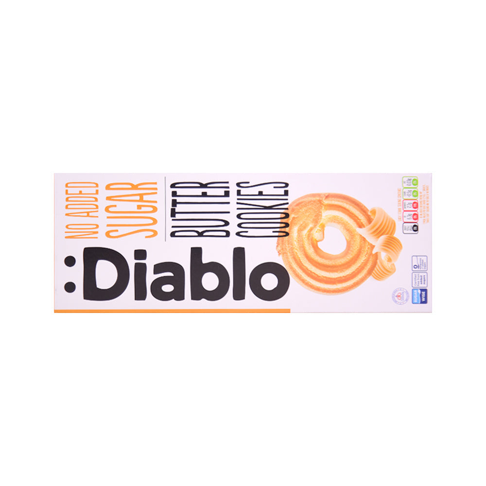 DIABLO COOKIES SUGAR FREE BUTTER COOKIES 135 GM