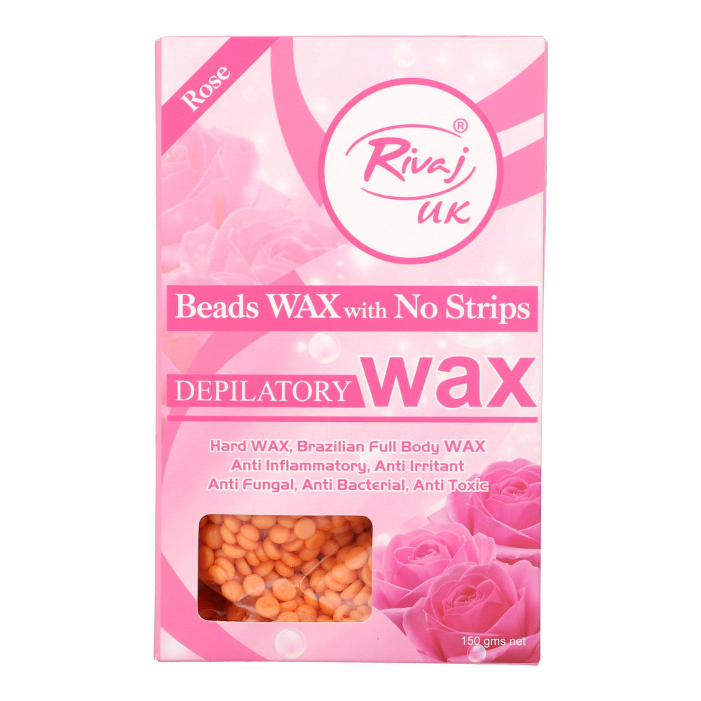 RIVAJ ROSE HONEY BEADS HARD WAX 150 GM