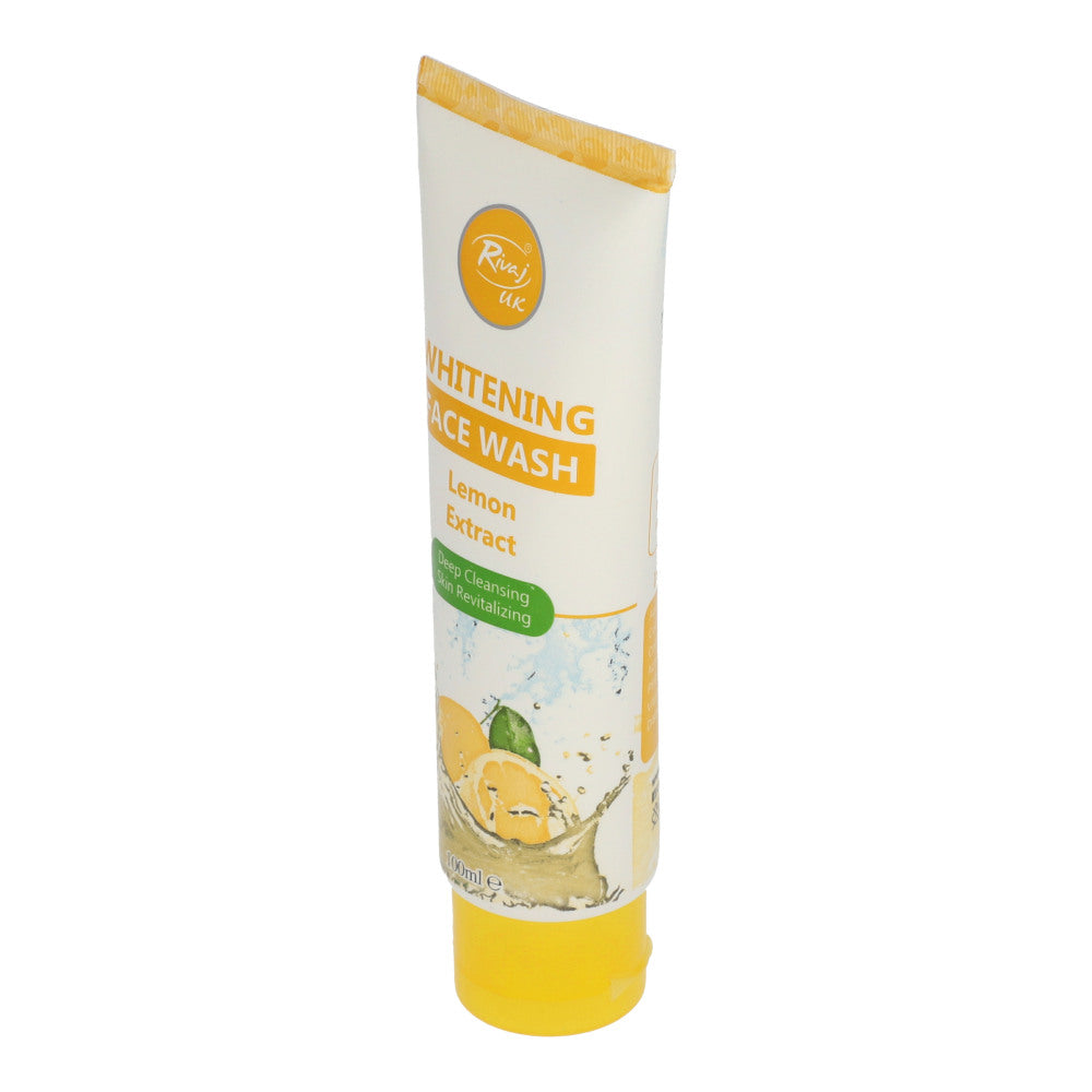 RIVAJ LEMON EXTRACT WHITENING FACE WASH 100 ML