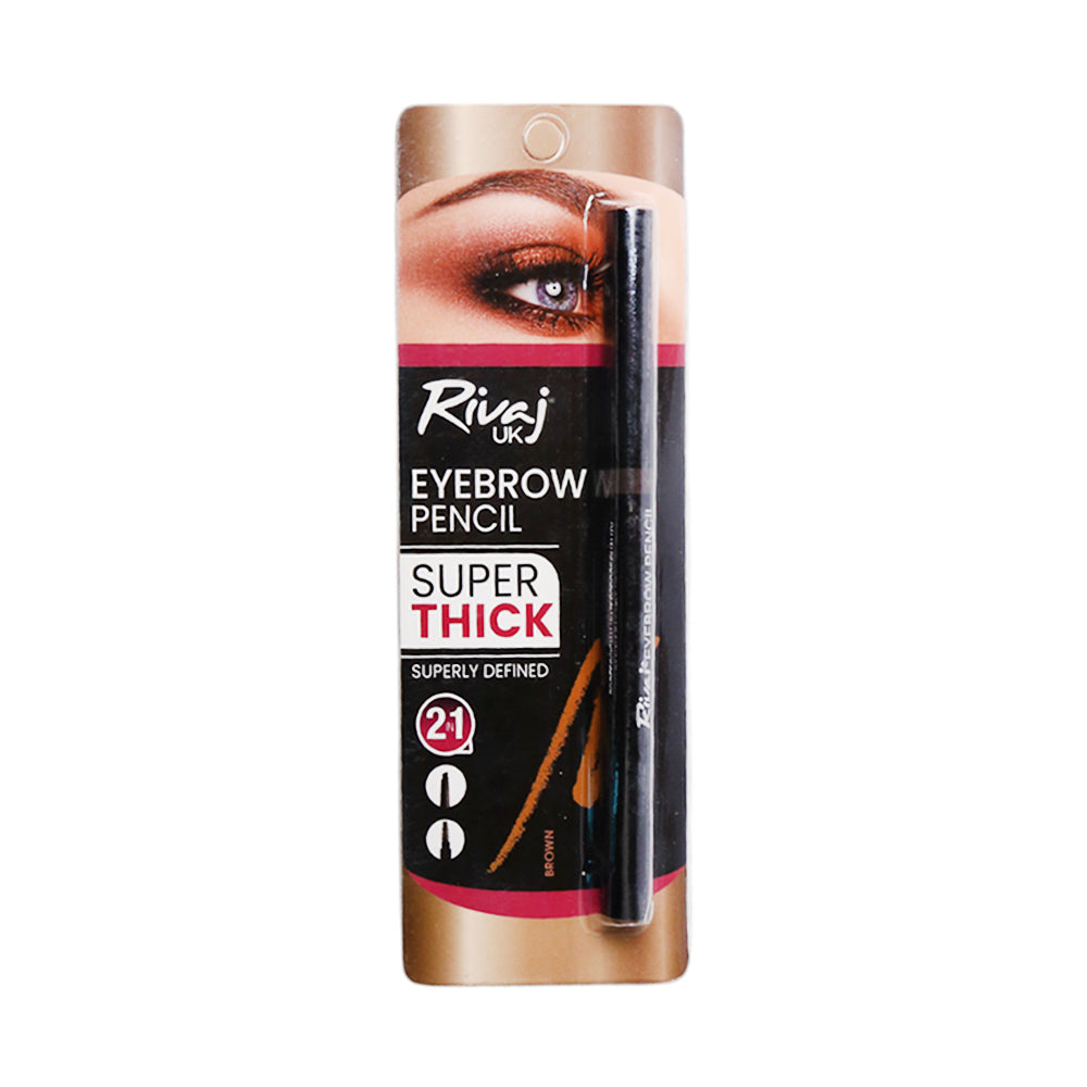 RIVAJ EYEBROW WITH BRUSH PENCIL BROWN 1.2G