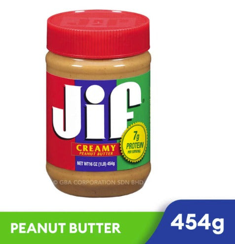 JIF SPREAD PEANUT BUTTER CREAMY 454 GM