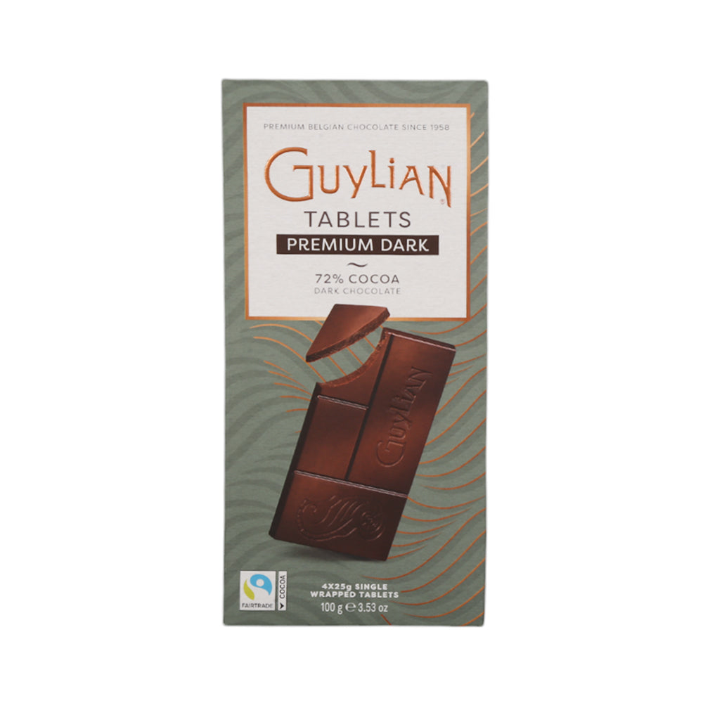 GUYLIAN BELGIAN CHOCOLATE PREMIUM DARK 72% 100 GM