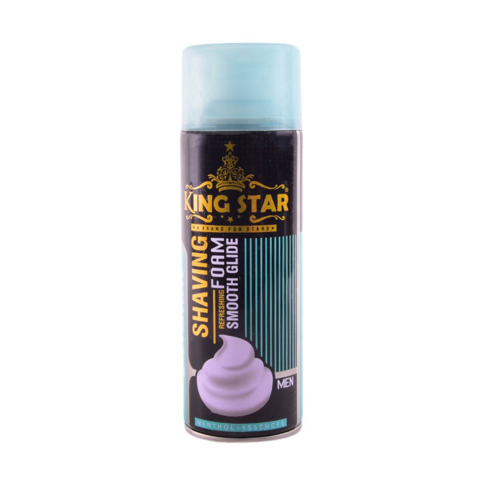 KING STAR SHAVING FOAM SMOOTH GLIBE 400 ML